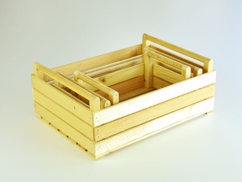 Holzkiste »RUNDGRIFF«