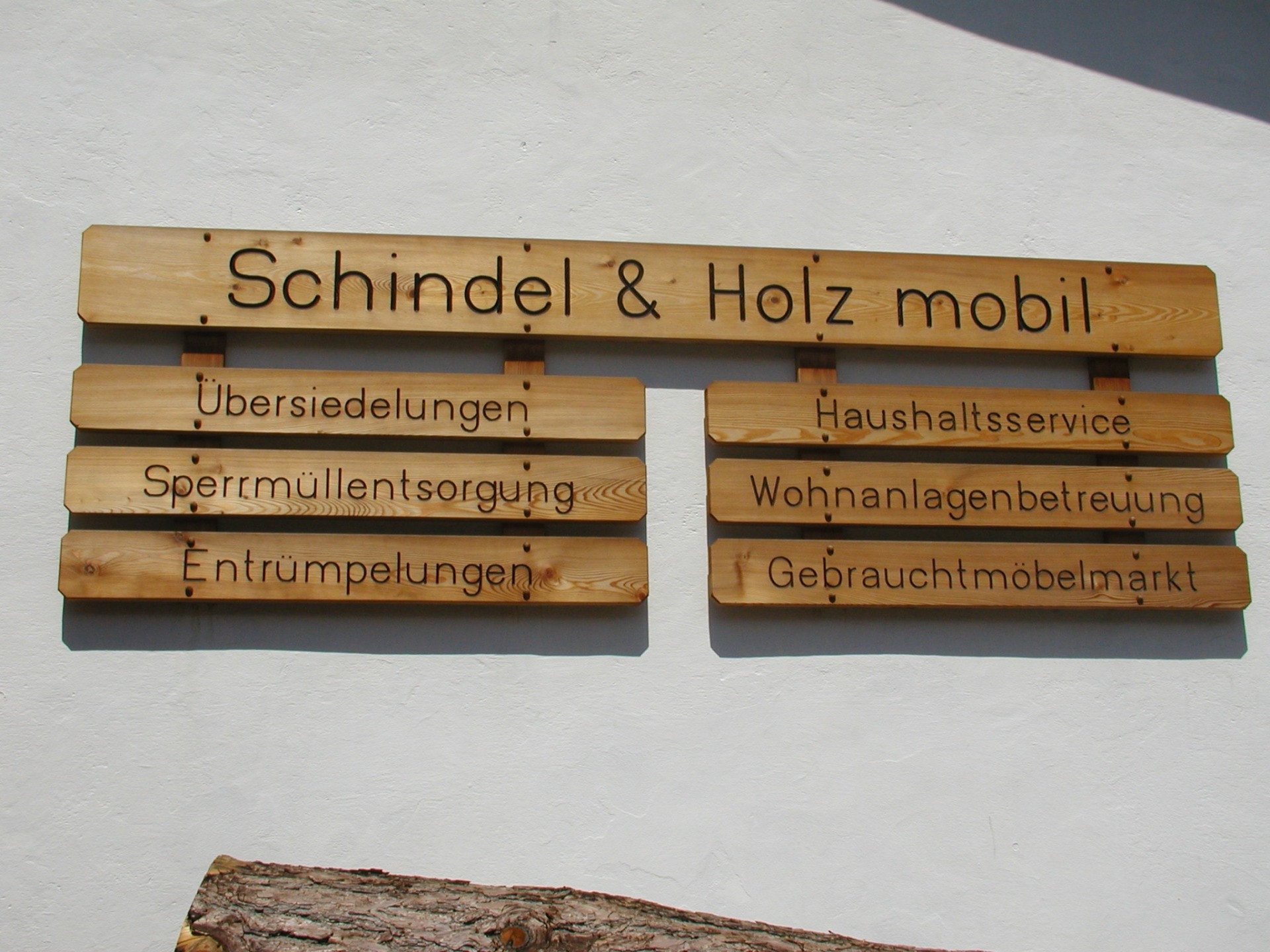 1997: Schindel und Holz mobil